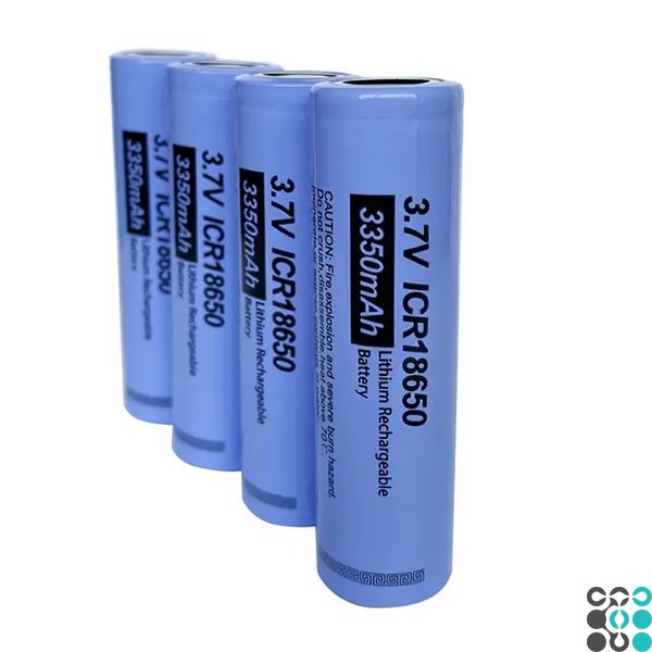 Акумулятор PKCELL Li-Ion ICR18650 3350mAh 3,7V FLAT TOP pkc-18650-3350ft фото