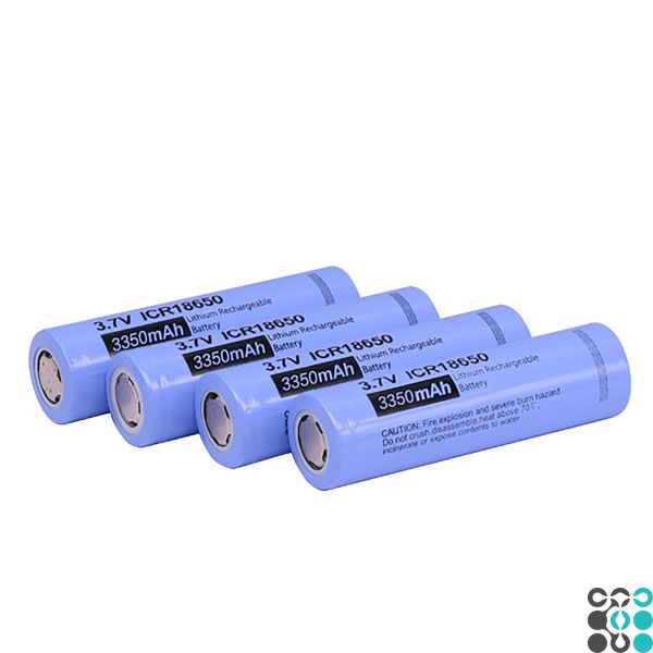 Акумулятор PKCELL Li-Ion ICR18650 3350mAh 3,7V FLAT TOP pkc-18650-3350ft фото