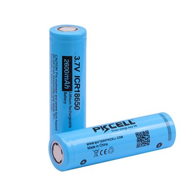 Акумулятор PKCELL Li-Ion ICR18650 2600mAh 3,7V FLAT TOP pkc-18650-2600ft фото