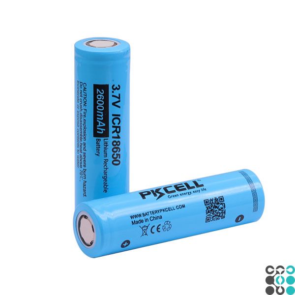 Акумулятор PKCELL Li-Ion ICR18650 2600mAh 3,7V FLAT TOP pkc-18650-2600ft фото