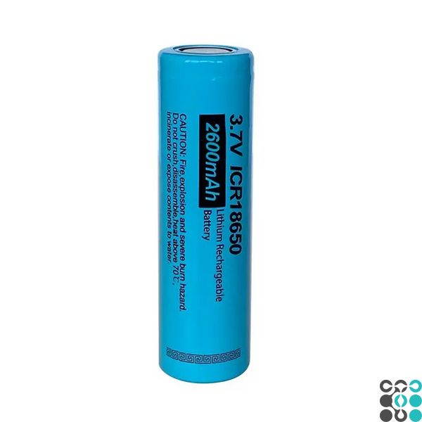 Акумулятор PKCELL Li-Ion ICR18650 2600mAh 3,7V FLAT TOP pkc-18650-2600ft фото