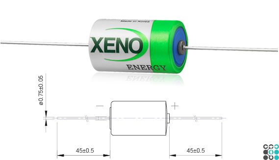 Літієва батарейка Xeno XL-055F/AX 3.6V 1650 mAh xeno-xl055f-ax фото