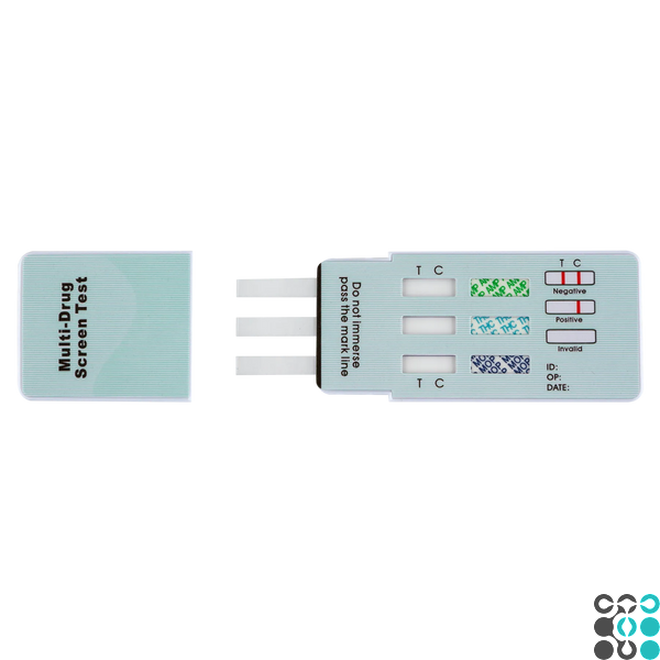 Комбінований тест на наркотики №3 (амфетамін (AMP), марихуана (ТНС), морфін (МОР) WONDFO W2003-P фото